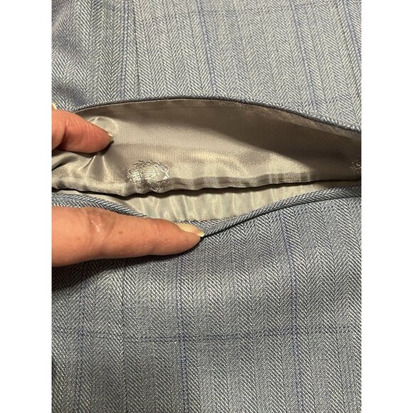 Lauren Ralph Lauren Blazer Men’s 40R Blue Silk Wool Blend Career Classic - Picture 7 of 16